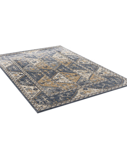 Tiled Border Area Rug