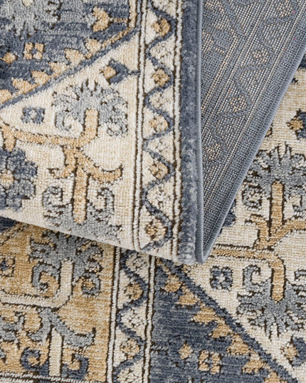 Tiled Border Area Rug