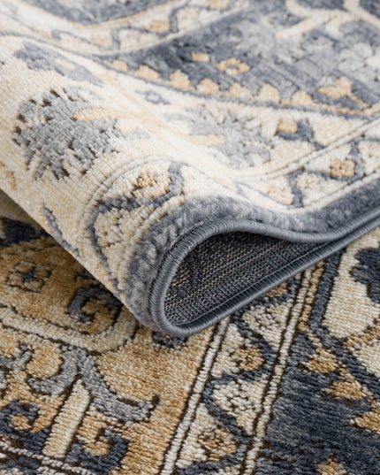 Tiled Border Area Rug