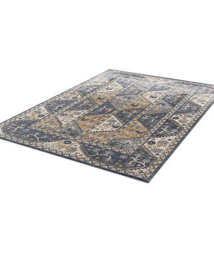 Tiled Border Area Rug