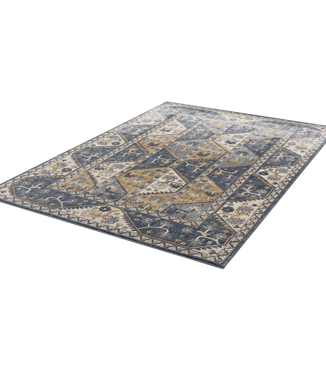 Tiled Border Area Rug