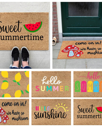 New Summer Letter Door Mat Kitchen Mat Bedroom Living Room Carpet Floor Mat